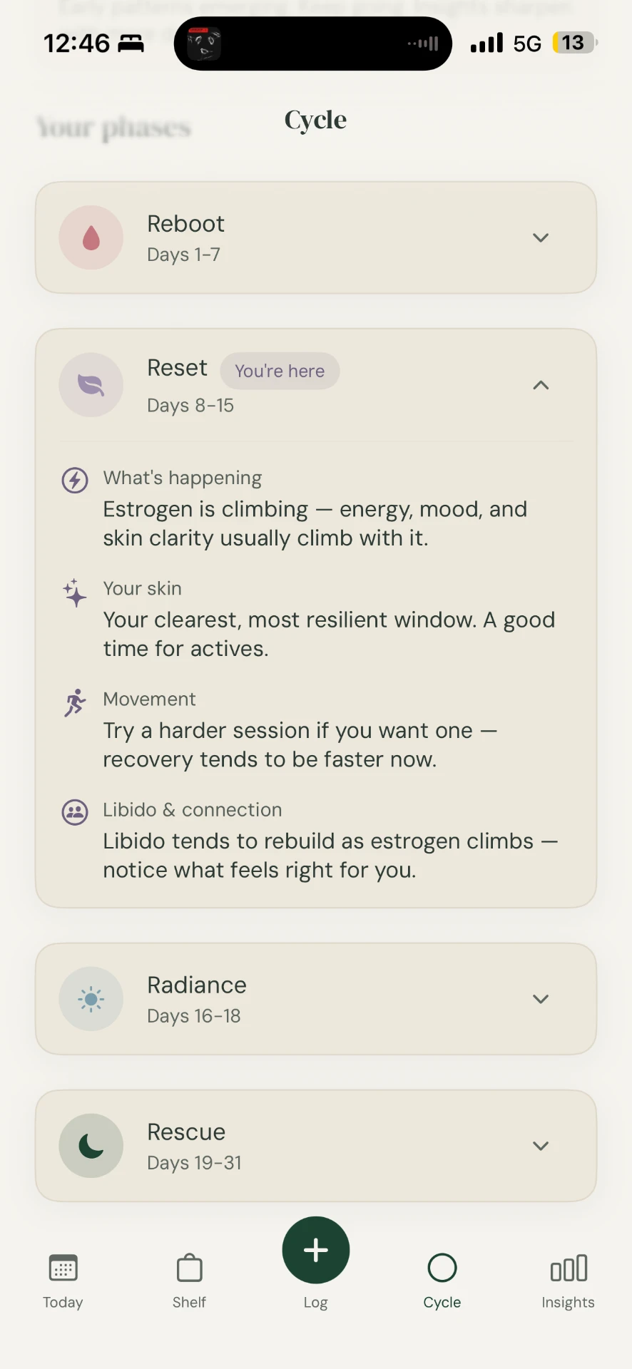 Dermasync app Skin Memory screen